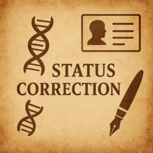 🧬 Status Correction
