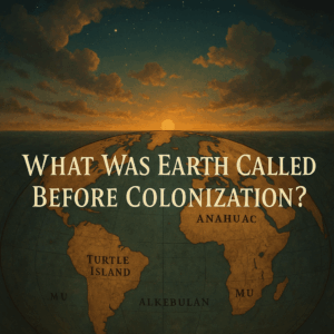 What was earth called before colonization